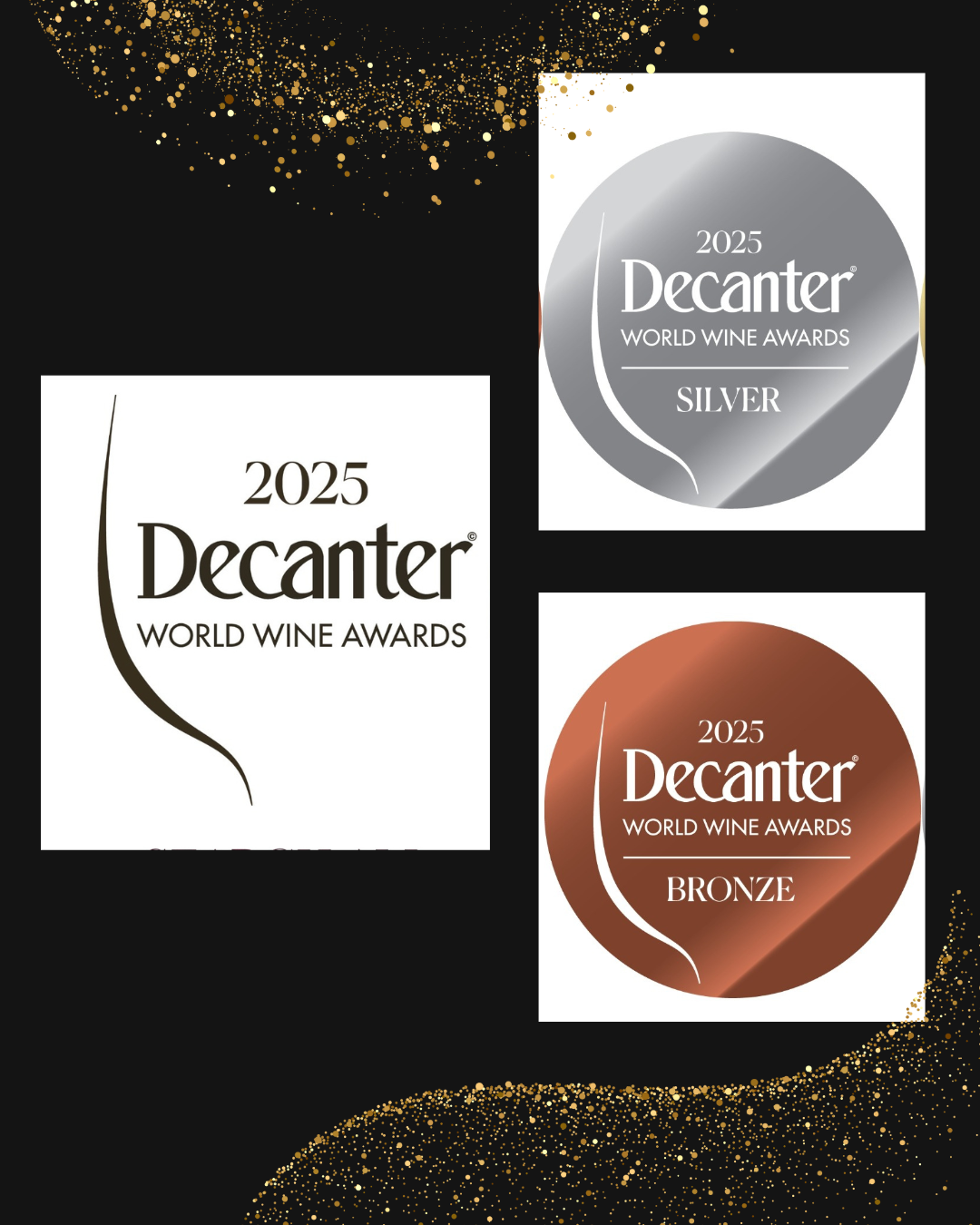 3 MEDALLAS EN LOS PREMIOS DECANTER